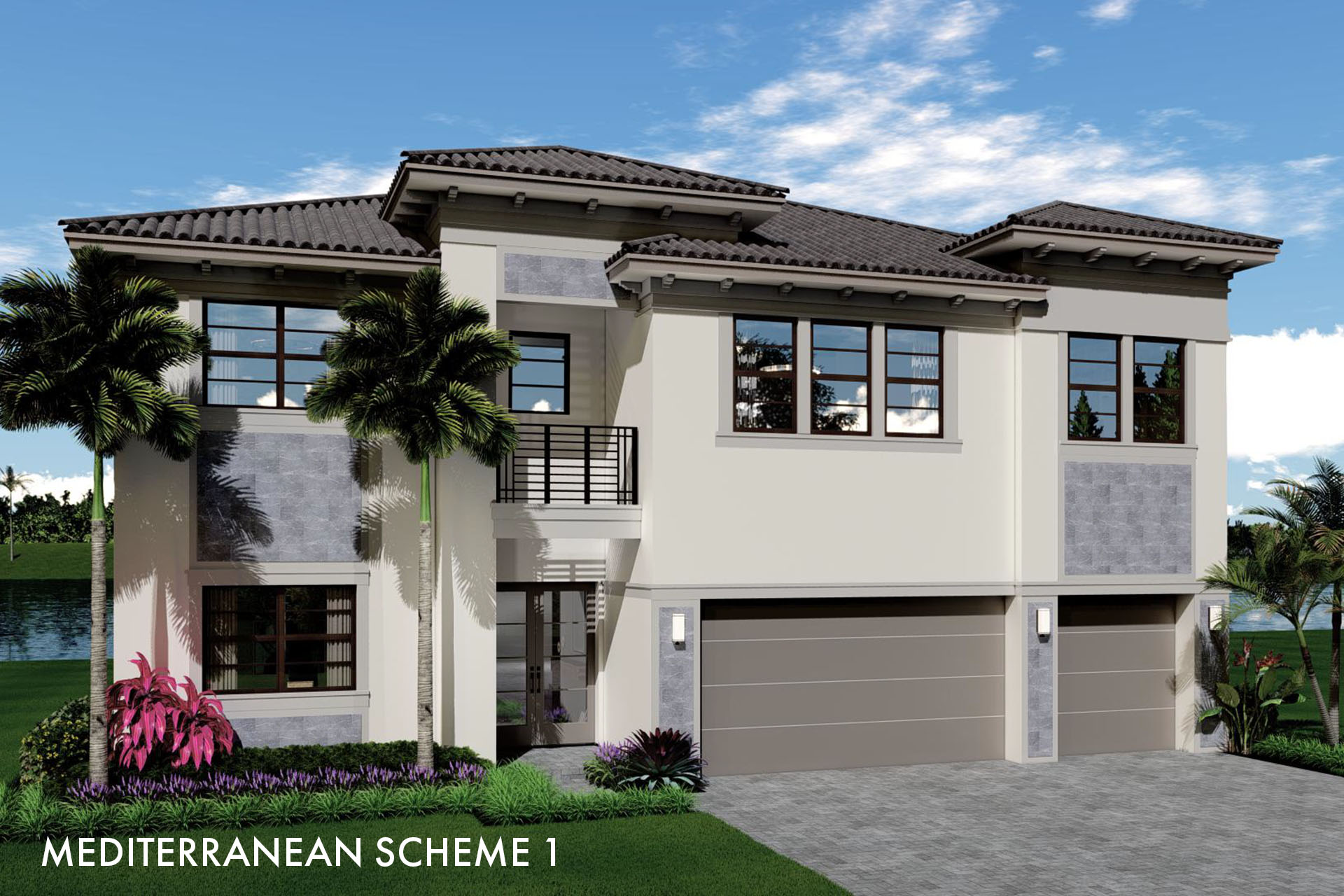 2 Story Mediterranean Scheme #1